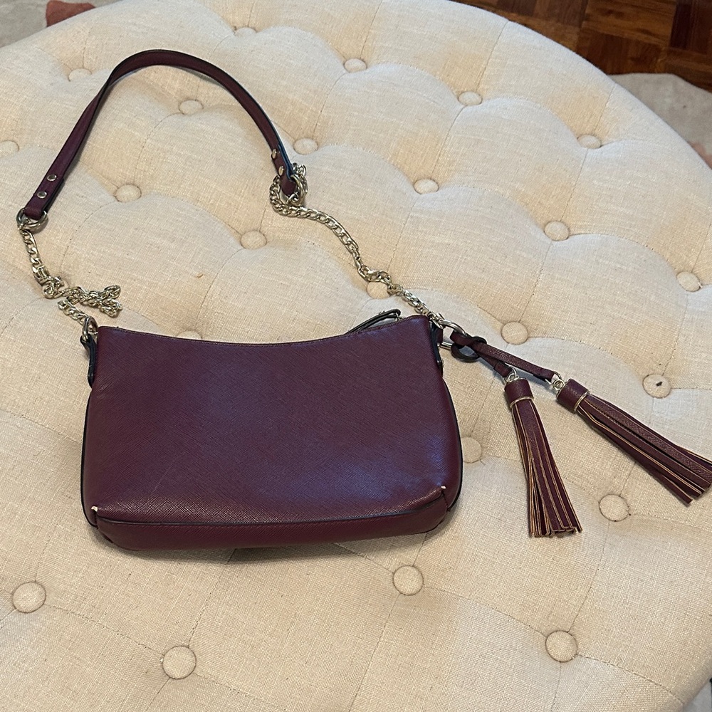 Burgundy Crossbody Bag‎